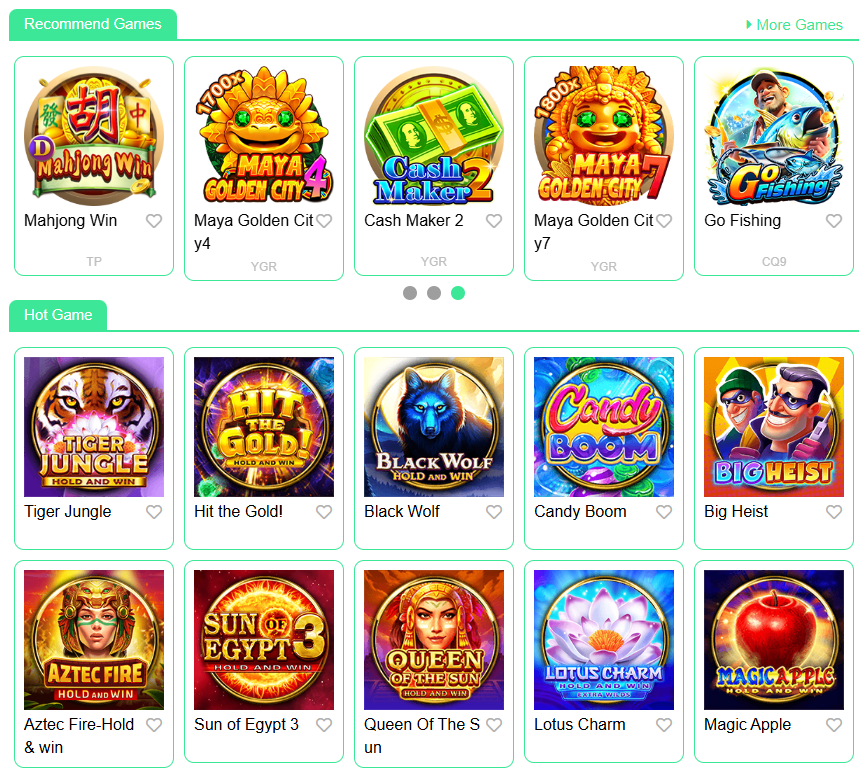 Recommended Games KingTG777 2